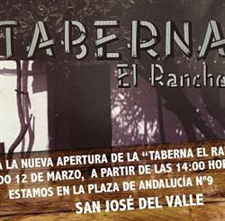 Horario de apertura Taberna El Rancho, San Jose del Valle