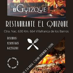 Horario de apertura Restaurante El Guizque, Villafranca de los Barros