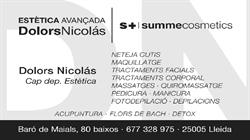 Horario de apertura Estètica Avançada Dolors Nicolás, Lleida