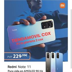 Horario de apertura Tiendamovil Cox, 