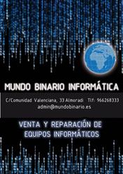 Horario de apertura Mundo Binario Informática, Almoradí
