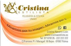Cristina Estilista en Palma de Mallorca (Llevant) - Horario de apertura