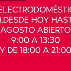 Horario de apertura electrodomesticos ROSI, Motilla del Palancar
