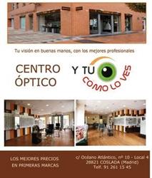 Horario de apertura Centro Óptico Y tu como lo ves, Coslada