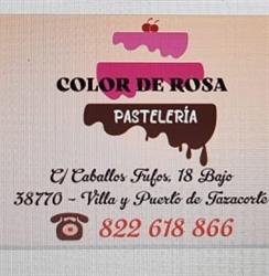 Horario de apertura Pastelería Color de Rosa, Tazacorte