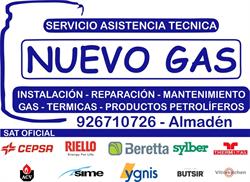 Horario de apertura NUEVO GAS, Almadén
