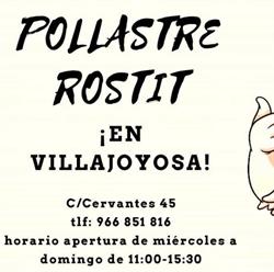 Horario de apertura Pollastre Rostit, La Vila Joiosa