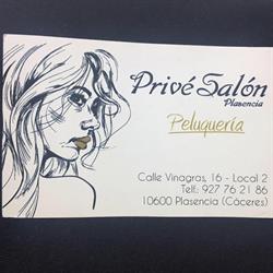 Horario de apertura PRIVÉ SALÓN Plasencia,