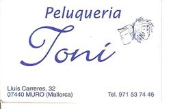 Horario de apertura Peluqueria Toni, Muro