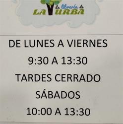 Horario de apertura Papeleria la Urba, Tocina