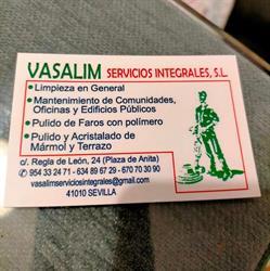 Vasalim Servicios Integrales, S.L. en Sevilla (Triana) - Horario de apertura