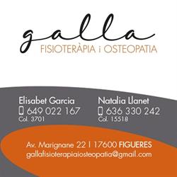 Horario de apertura Galla Fisioteràpia i Osteopatia, Figueres