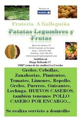 Horario de apertura Fruteria a galleguiña, A Coruña