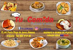 Horario de apertura Tu Comida - Comida casera para llevar, Cuenca