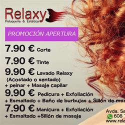 Relaxy Peluquería & Estética en Vitoria-Gasteiz (Salburua) - Horario de apertura