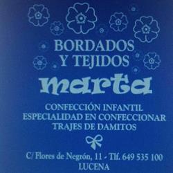 Horario de apertura Marta Bordados, Lucena