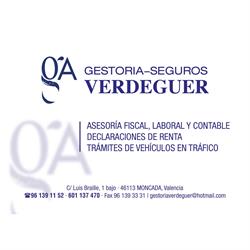 Horario de apertura Gestoría Verdeguer, Moncada