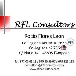 Horario de apertura Administración de fincas e Inmobiliaria L'Ampolla - RFL Consultors, 