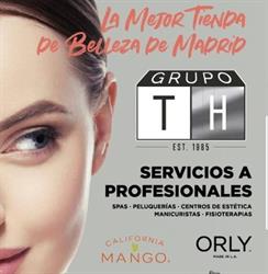 Horario de apertura GRUPO TH tienda profesional para profesionales de la belleza, Alcobendas