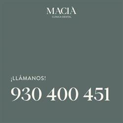 MACIÀ Clínica Dental - Dr. Xavier Quiñones en Barcelona (Eixample) - Horario de apertura