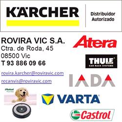 Horario de apertura Rovira Vic KARCHER - ROOMBA - Distribuïdor autoritzat S.A.T. OFICIAL, 