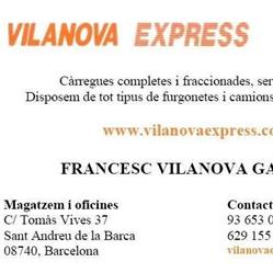 Horario de apertura Vilanova Express, Transportes, Sant Andreu de la Barca