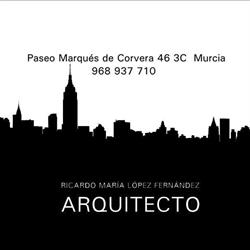 Horario de apertura Ricardo María López Fernández Arquitecto, Murcia