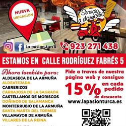 Horario de apertura La Pasión Turca, Salamanca