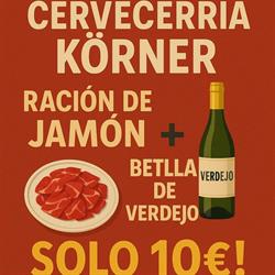 Horario de apertura Cervecería Korner, Palencia