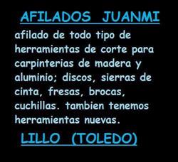Horario de apertura Afilados y herramientas Juanmi, Lillo