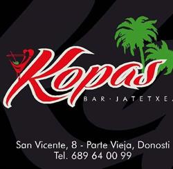 Horario de apertura Bar Kopas, Donostia-San Sebastián