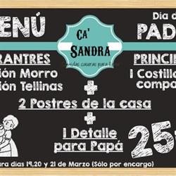 Horario de apertura Ca Sandra, Quart de Poblet