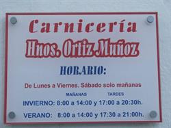 Horario de apertura Carnicería Hermanos Ortiz Muñoz, Campo de Criptana