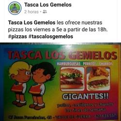 Horario de apertura Tasca Los Gemelos, Santa Cruz de Tenerife