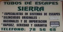 Horario de apertura Tubos de Escape Sierra, Guargacho