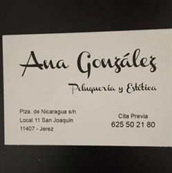 Horario de apertura Ana González Peluquería y Estética, Jerez de la Frontera