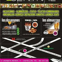 Horario de apertura Bar Central, Castellón de la Plana