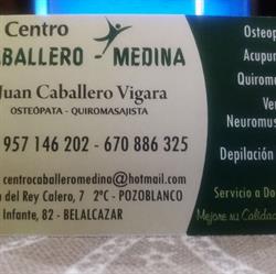 Horario de apertura Centro Caballero Medina, Belalcázar
