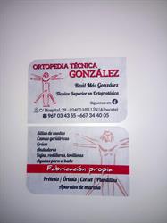 Horario de apertura Ortopedia Técnica González, Hellín