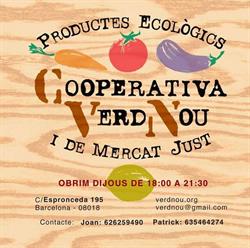 Verdnou, cooperativa de consumo ecológico en Barcelona (Sant Martí) - Horario de apertura