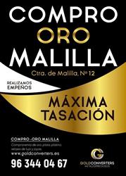 Compro Oro Malilla Gold Converters en Valencia (Quatre Carreres) - Horario de apertura