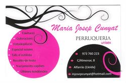 Horario de apertura Perruqueria Maria Josep Cunyat, Alfarrás