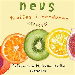 Horario de apertura Neus Fruites i Verdures, Molins de Rei