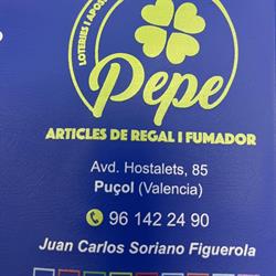 Horario de apertura Estanco Pepe Puçol,