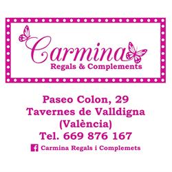 Horario de apertura Carmina regals i complements, Tavernes de la Valldigna