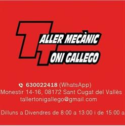 Horario de apertura Taller mecànic Toni Gallego, Sant Cugat del Vallès