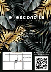 Horario de apertura El escondite Bar, Elche