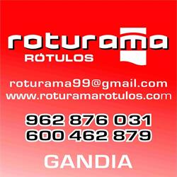 Horario de apertura Roturama Rótulos, Gandia