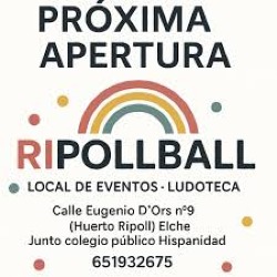 Horario de apertura Ripollball Ball Park in Elche, 