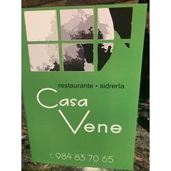 Horario de apertura Restaurante Sidreria Casa Vene, La Felguera